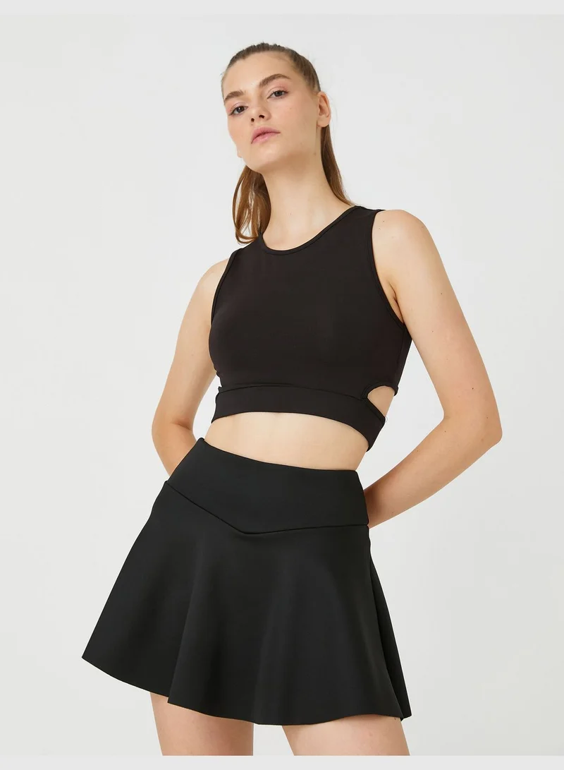 KOTON Sport Bra Cut Out Detail
