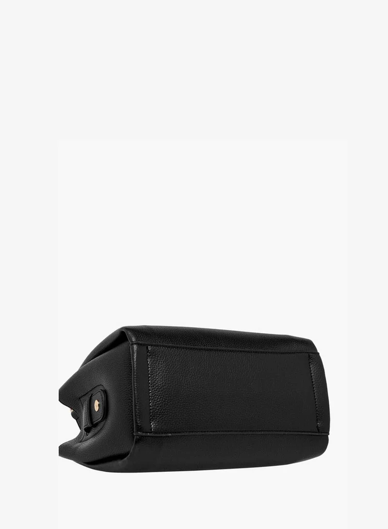 Celeste Solid Tote Bag with Double Handle and Detachable Strap