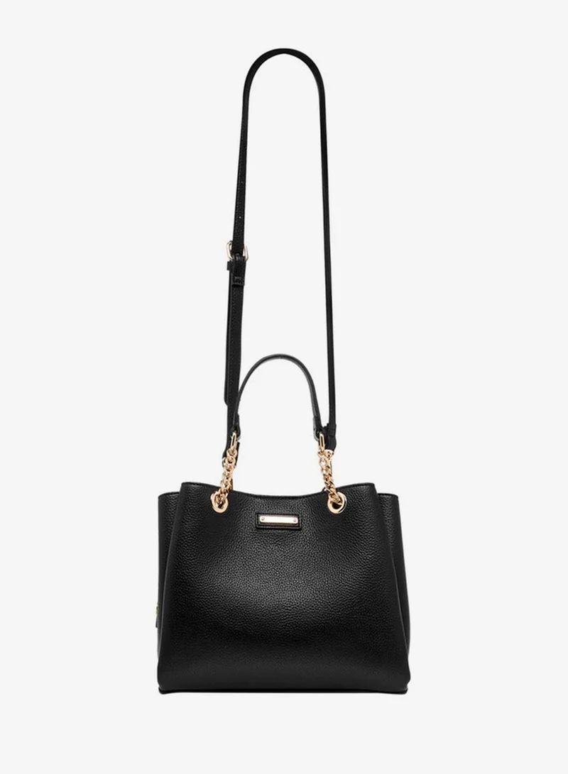 Celeste Solid Tote Bag with Double Handle and Detachable Strap