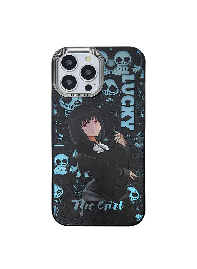 S-TOP Case For iPhone 14 Pro Max Aurora Series Painted Pattern Phone Case - Image 1