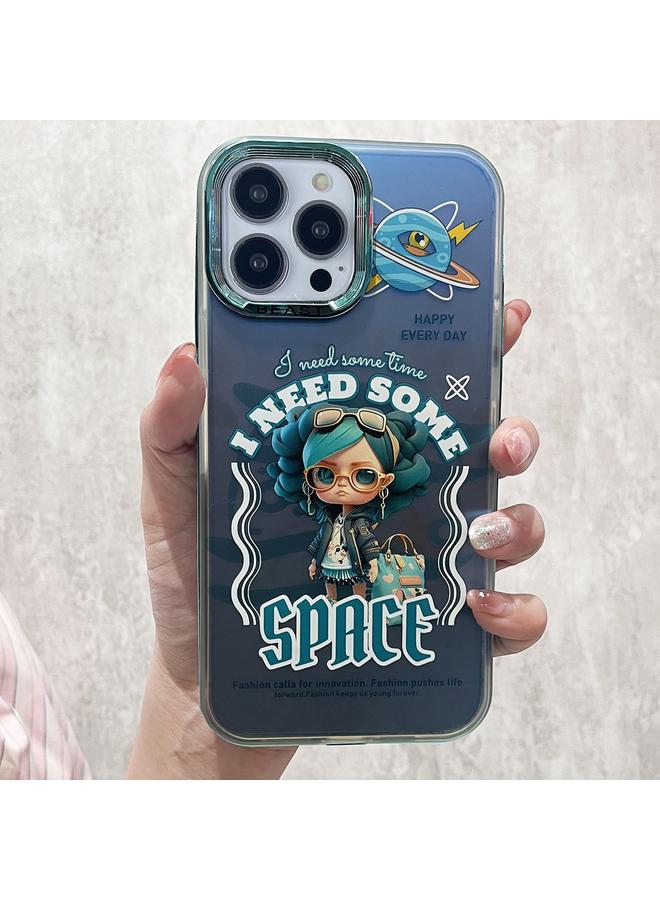 S-TOP Case For iPhone 14 Pro Max Aurora Series Painted Pattern Phone Case - Image 3