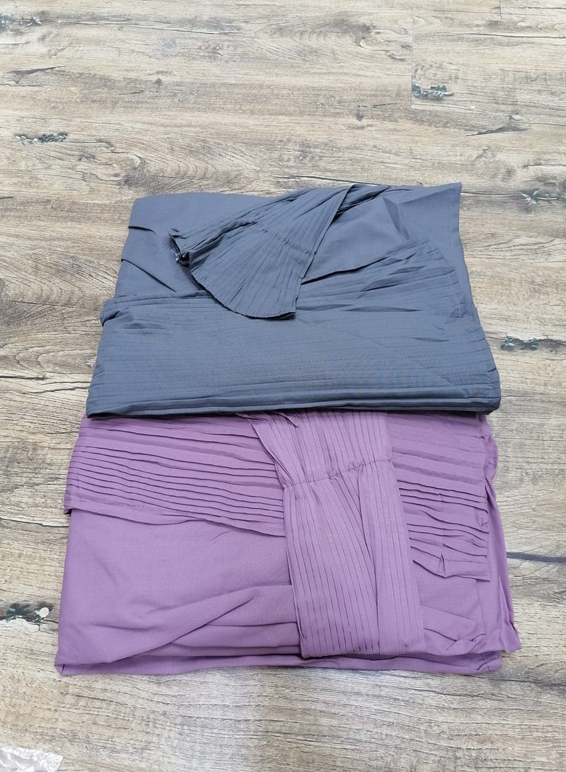 مون 2/شرشف صلاة مرد قطن ناعم ومريح للغاية  يتضمن طرحة ويغطي الجسم بالكامل بمقاس موحد وواسع مناسب لجميع الأجسام - Image 2