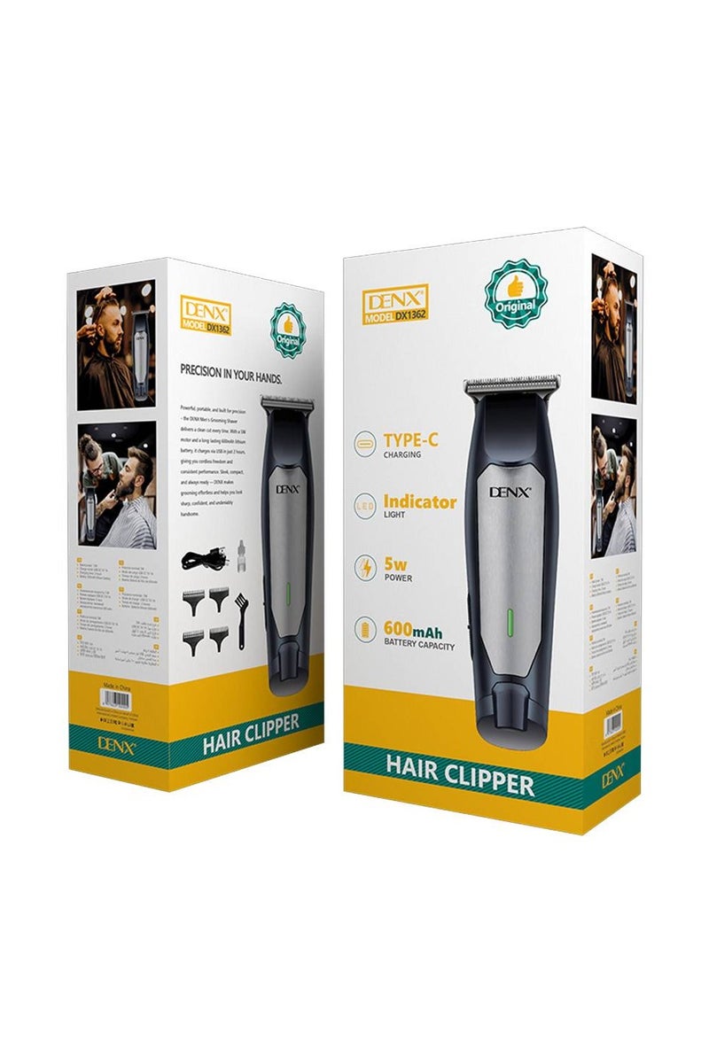 DENX DX1362 Professional Hair Clipper – Precision & Type-C Charging - Image 1