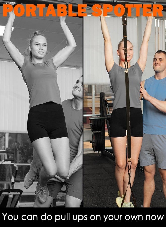 Fitarc مجموعة أحزمة مساعدة للسحب من فيتارك، حزام مساعد للسحب بمقبض، 14 مستوى من المساعدة حتى 300 رطل، بنفسجي - Image 2