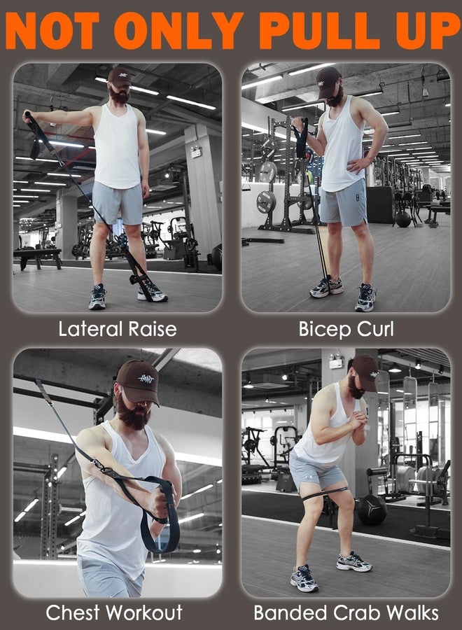 Fitarc مجموعة أحزمة مساعدة للسحب من فيتارك، حزام مساعد للسحب بمقبض، 14 مستوى من المساعدة حتى 300 رطل، بنفسجي - Image 5