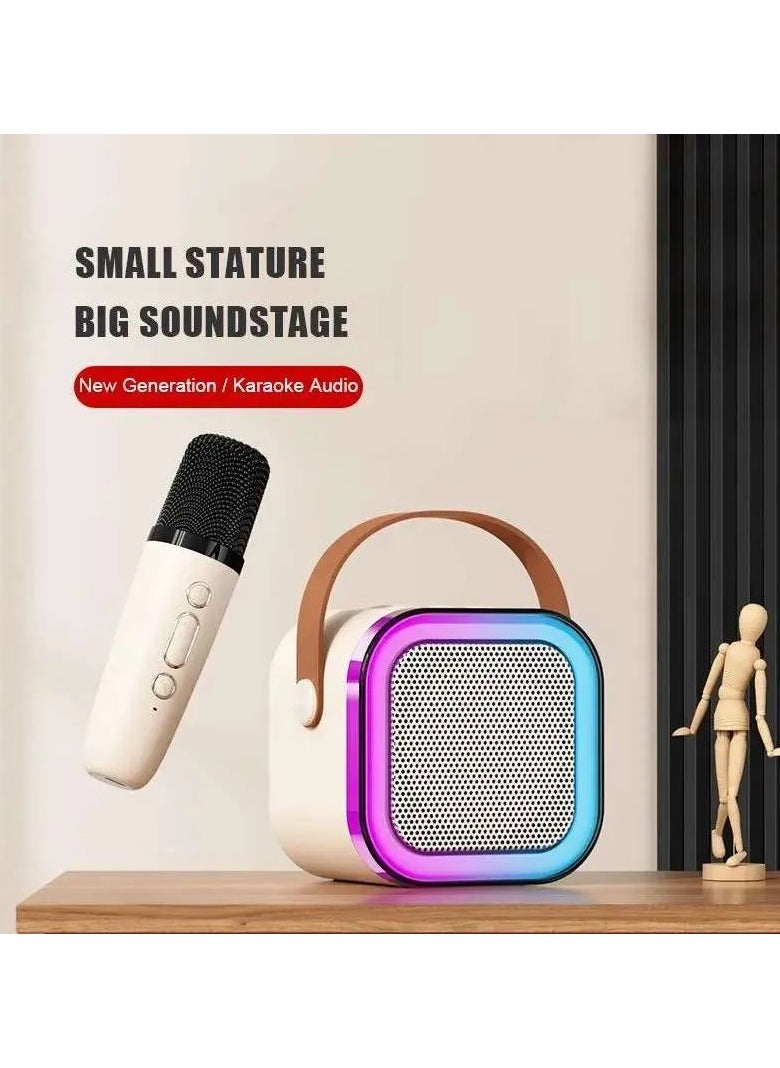 TOY GARDEN K12 Portable Karaoke Machine Bluetooth 5.3 PA Speaker System 2 Wireless Microphones Home Family Singing Gifts for Children  - Image 2