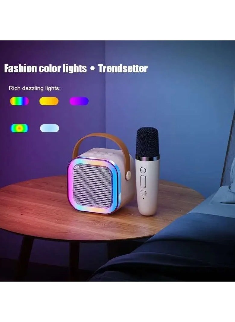 TOY GARDEN K12 Portable Karaoke Machine Bluetooth 5.3 PA Speaker System 2 Wireless Microphones Home Family Singing Gifts for Children  - Image 3