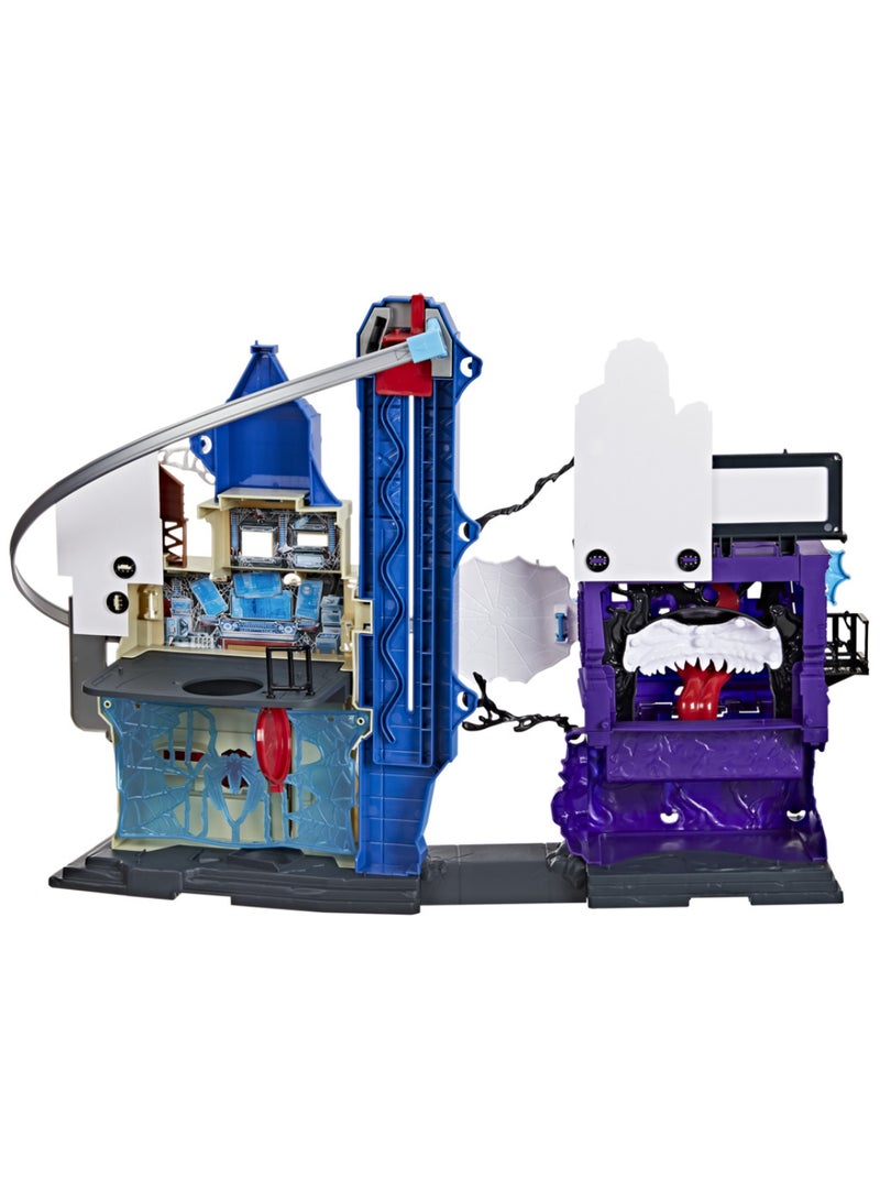 SPIDERMAN Marvel Spider-Man VenomVersus Web Slinging City Playset with 4-Inch (10 CM) Action Figure & Accessories, 30+ Features, Super Hero Toys & Playsets, 4+ - Image 2