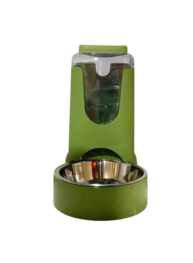 بادو موزع طعام الحيوانات الأليفة بادو بتصميم عصري – 4000 مل، سهل الاستخدام، أخضر