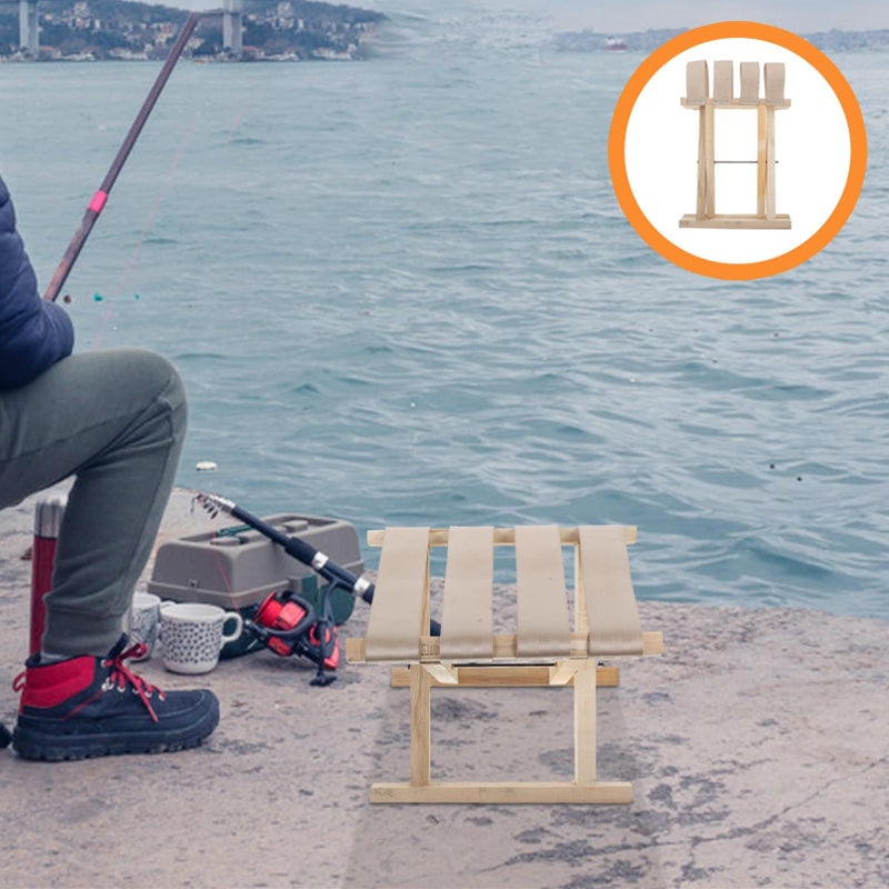Lightweight Travel Stool Sturdy Folding Hunting Camping Chair - Image 3