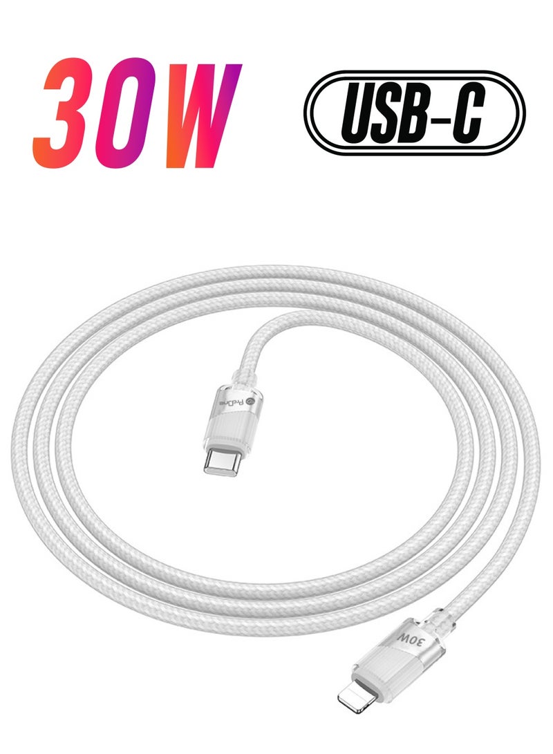 ProOne ProOne PCC132 Type-C to Lightning 30W PD Fast Charging & Data Cable 1m length 