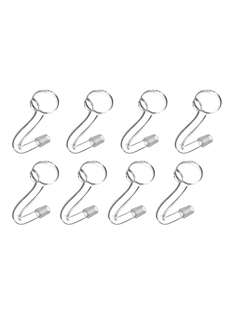 8 قطع 14 ملم زجاج صغير تدفق أنابيب، تدفق أنابيب المياه مضخة المياه المائية الأنابيب فلتر الأنابيب المائية، Skimmer سطح، AquariumPlanted خزان الأسماك أكواب المياه ملحقات Tankessors, for Fish Tank - Image 1