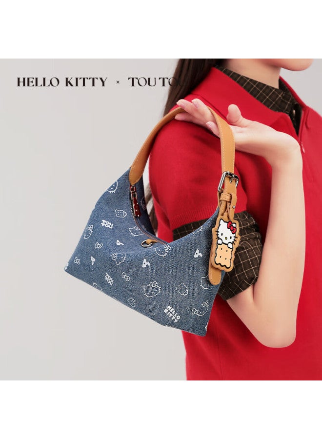 Toutou Sanrio o Kitty, o Kitty, Jeans Shoulder Bag, Birthday Gift For Girlfriend - Image 4