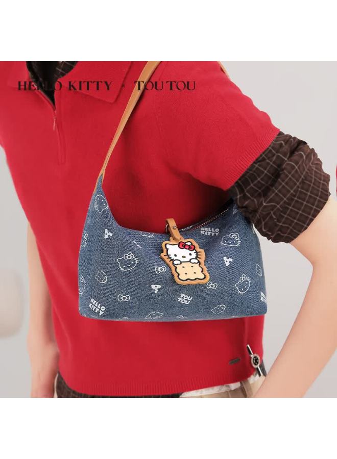 Toutou Sanrio o Kitty, o Kitty, Jeans Shoulder Bag, Birthday Gift For Girlfriend - Image 5