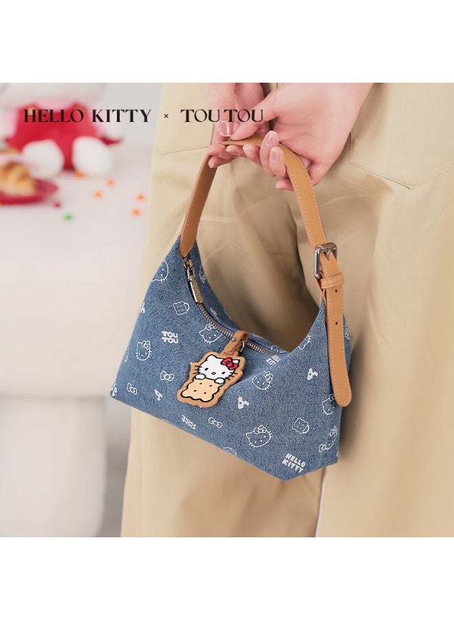 Toutou Sanrio o Kitty, o Kitty, Jeans Shoulder Bag, Birthday Gift For Girlfriend - Image 3