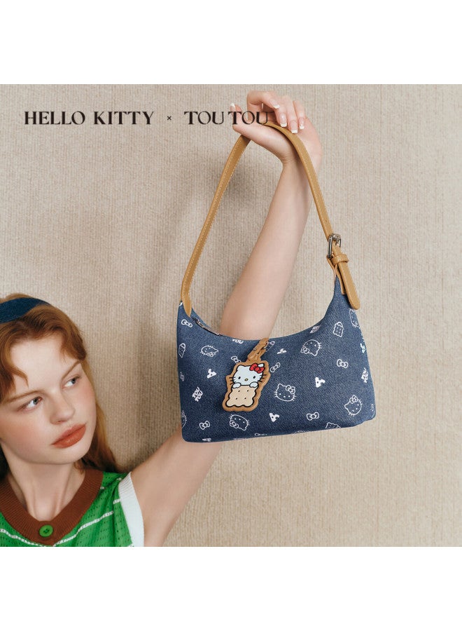 Toutou Sanrio o Kitty, o Kitty, Jeans Shoulder Bag, Birthday Gift For Girlfriend - Image 2