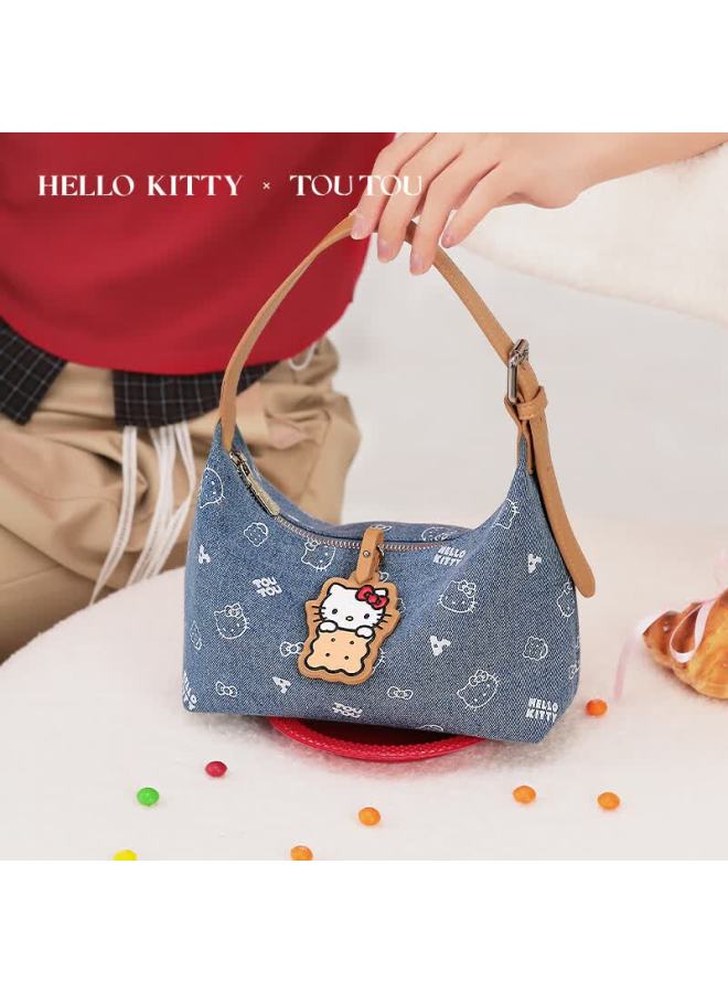 Toutou Sanrio o Kitty, o Kitty, Jeans Shoulder Bag, Birthday Gift For Girlfriend - Image 1