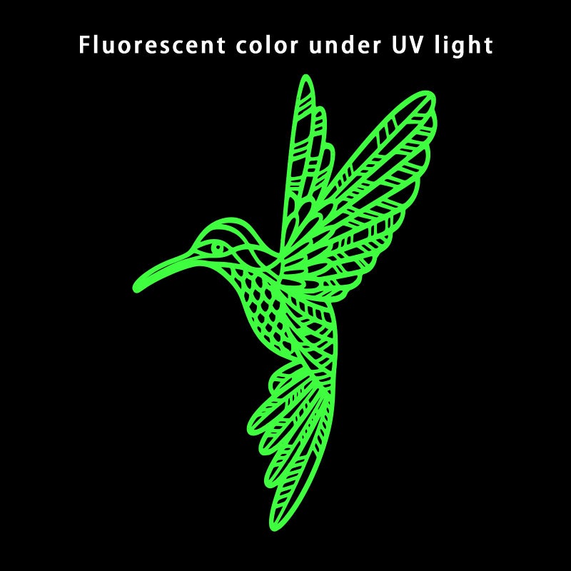 ZIRO Fluorescence PLA Filament 1.75mm, Luminous ONLY by UV Light, Glow Effect 3D Printer Filament PLA,1KG Spool, Dimensional Accuracy +/- 0.03mm, fit Most FDM 3D Printers, Fluo Green - Image 2