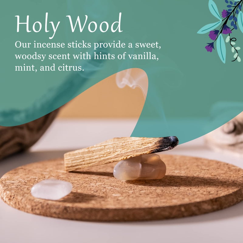 Alternative Imagination Palo Santo Sticks - Incense Sticks for Spiritual Cleansing, Stress Relief, Meditation Accessories, Home Fragrance - Sustainably Wild Harvested - Pack of 6 - Alternative Imagination - Image 3