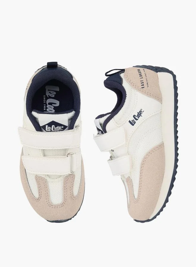 لي كوبر Boys Colourblock Hook & Loop Sneakers