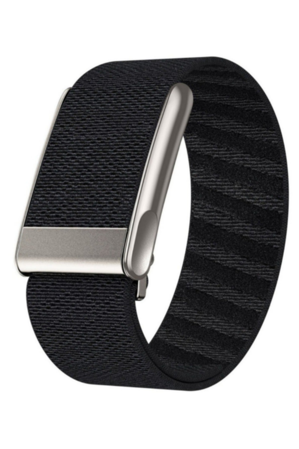 Aookay Stretchy Nylon Replacement Band Compatible For Whoop MG Wearable Fitness Tracker Accessories Men & Women Fashion Adjustable Wristband Breathable, Comfortable & Easy to Use Strap (Black)