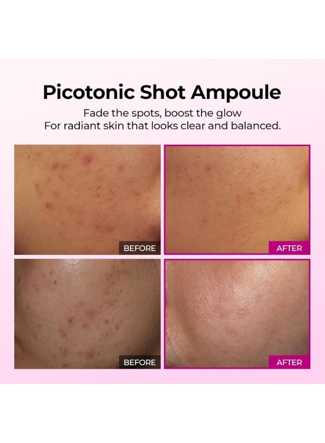 دكتور ميلاكسين سيروم Dr. Melaxin Picotonic Shot مع ألفا أربوتين ونياسيناميد | سيروم لشدّ البشرة وتعزيز كثافتها وتوحيد لونها | عناية بمكافحة علامات التقدّم في السن والبقع الداكنة | 30 مل - Image 3