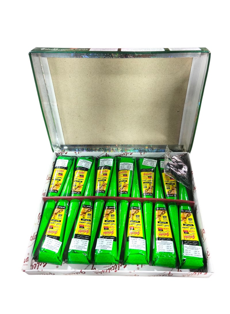 Golecha Cone Henna Box Natural Paste 12 Pieces Black - Image 2