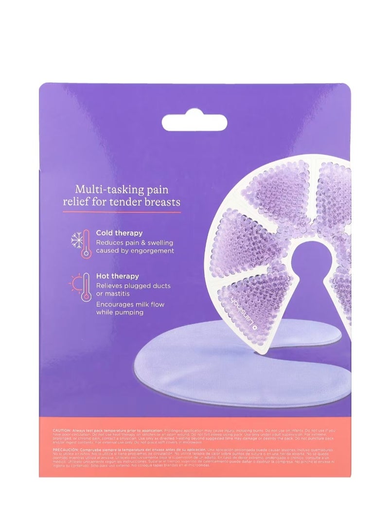 عبوات علاج الثدي الساخنة والباردة عبوتين قابلتين لإعادة الاستخدام وأغطية ناعمة - Image 2