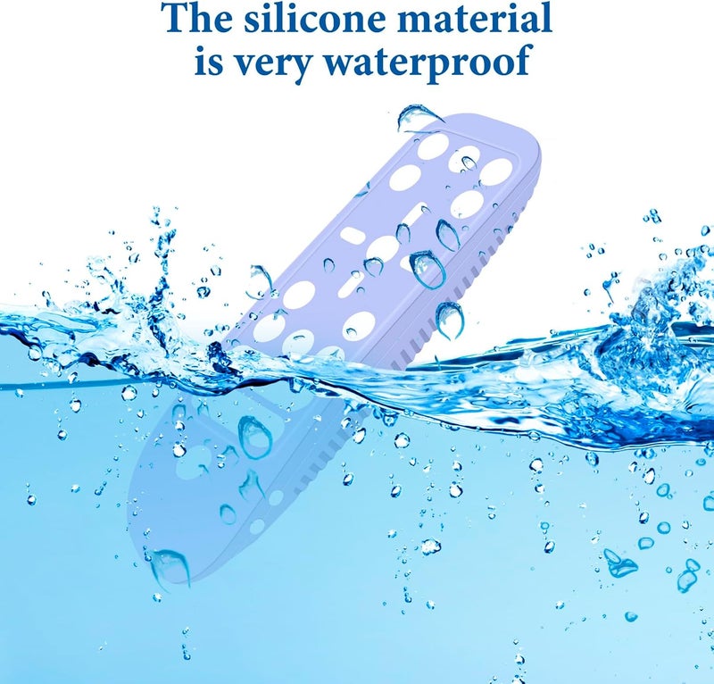 Geekria Remote Control Cover Compatible with Sony PlayStation 5, Silicone Skin Sleeve, Shock-Absorption Washable, Full Body Protective Shell (Blue) - Image 5