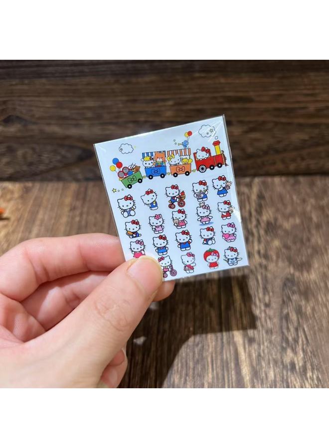 Miniature Doll House Mini Kt Hand Account Sticker Tear Cartoon Paper Play House Toy Ornaments 