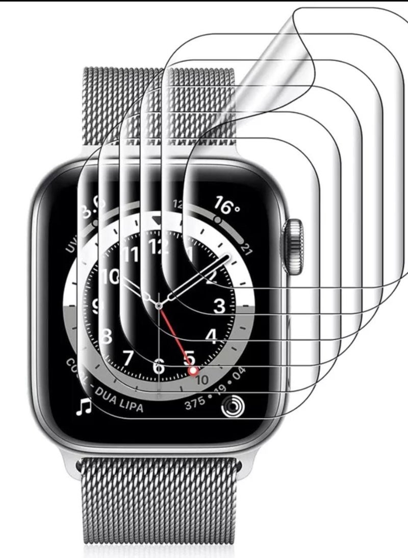 5 pieces of transparent hydrogel screen protection for Apple Watch Series 8 size 41mm - Image 1