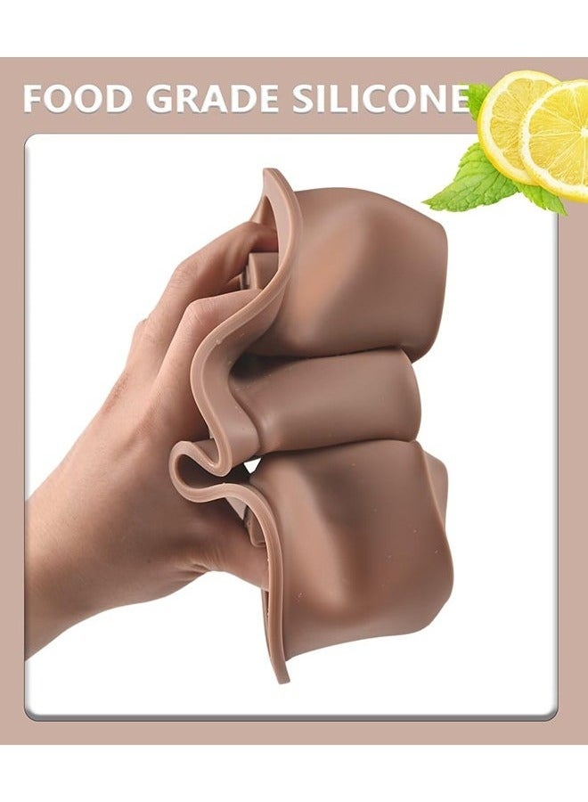 MIXDE Ice Cube Tray for Cup,Ice Mold with Lid & Bin for 30&40 oz Tumblers Accessories,Easy Release Silicone Ice Maker for Ice Drink,Juice - Image 4