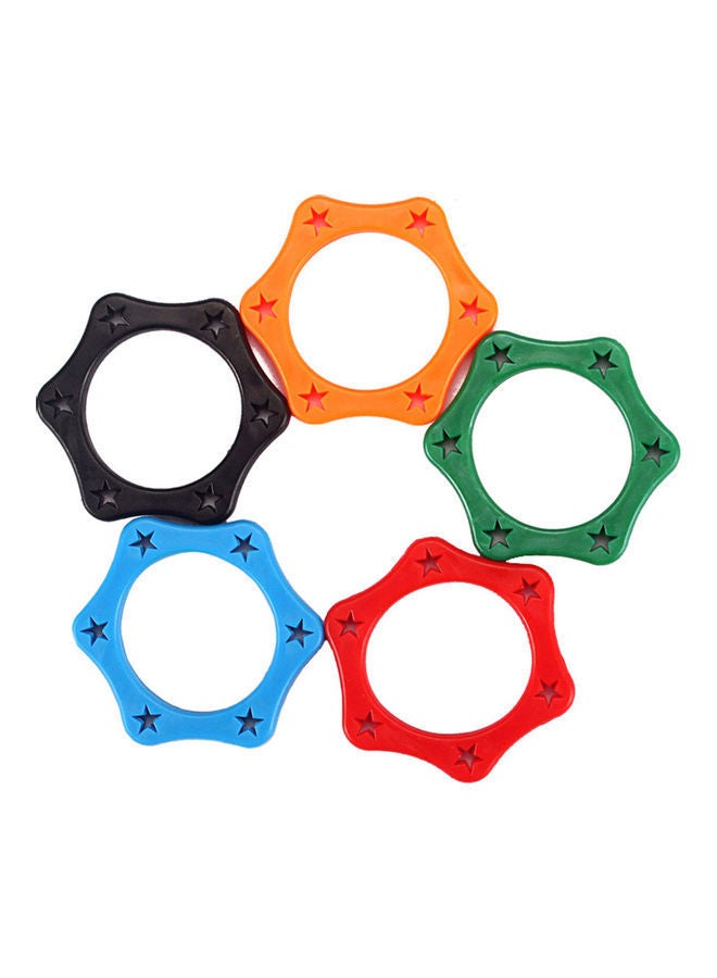 NIBEMINENT 5-Pieces Microphone Silicone Skid Proof Circle Ktv Mic Anti-Slip Replacement Ring - Image 2