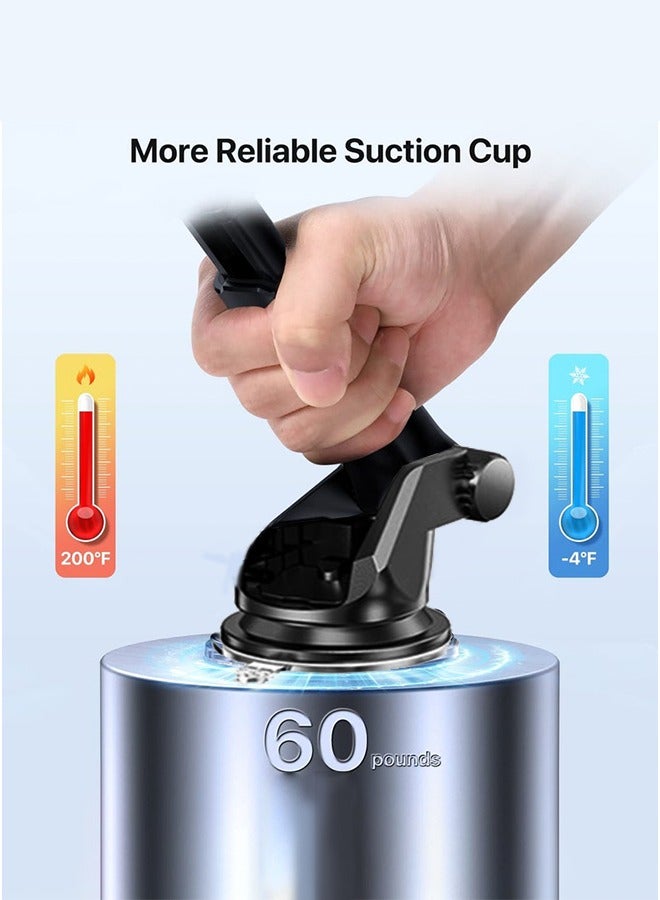 Aijmil Car Phone Holder for Dashboard - Universal Mount with Air Duct Cooling System and a Cup Holder - Image 4