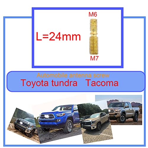 Miytsya 7 PCS Antenna Adapter Compatible with Toyota, Jeep, Wrangler, Denali, Tantu, Douqi, Ford, GMC Pickups - Image 4