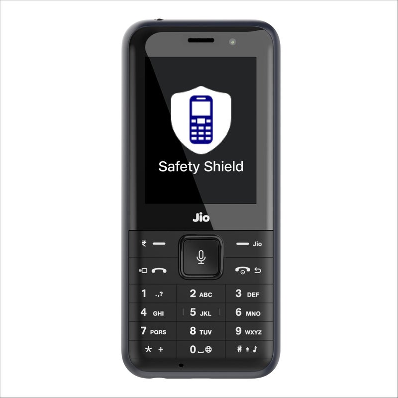 JIO JioPhone Prima 2, 4G Keypad Phone with Safety First Feature, YouTube, JioTV, JioHotstar, JioSaavn, JioPay (UPI), Video Calling, LED Torch, Digital Camera | Luxe Blue | Locked Network - Image 4