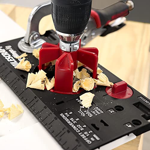 Milescraft 7300 Cabinet Kit – Cabinet Hardware Jig, Shelf Pin Jig, Hinge Jig and Drawer Slide Jig. Cabinet Handles, Drilling Jig, Euro Concealed Hinge Jig, Drawer Installation Jig – Ultimate Bundle - Image 2