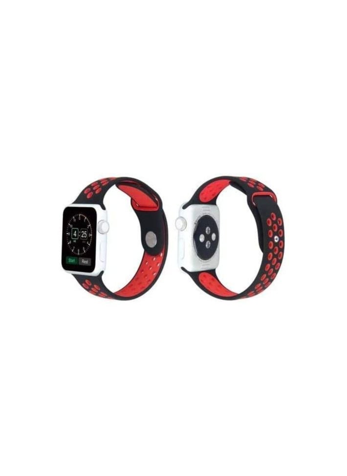 Generic - Silicone Sport Band for Apple Watch 41mm 40mm 38mm, Soft Replacement Wrist Strap Compatible with iWatch Series 8/7/6/ SE/ 5/4/3/2/1 - Image 1