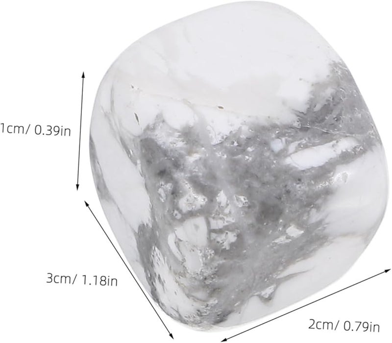 White Tumbled Gemstones Healing Crystals for Vase Fillers Home Decor and Fish Tanks - Image 3