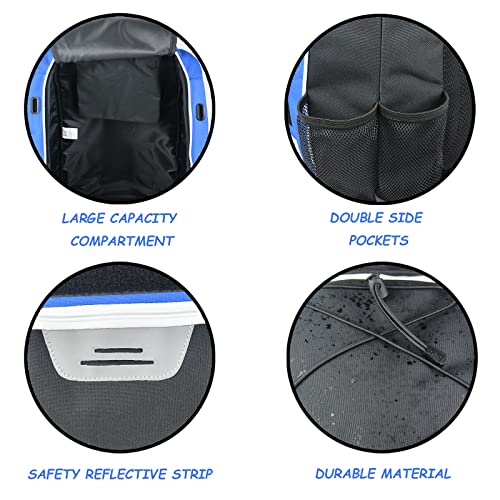 WOLT | Youth Baseball Bat Backpack - Bag for Baseball, Softball & T-Ball Equipment & Gear, Youth and Adults, with Holder for Bat, Helmet, Glove, & Shoes Compartment & Fence Hook (Blue) - Image 5