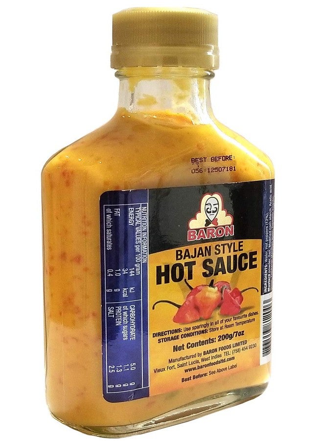 Baron Bajan Style Hot Sauce 7 Ounces (200 grams) - Image 2