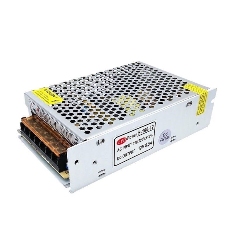 100W 12V 8.5A مصدر طاقة تبديل لشريط ضوء LED صندوق ضوء وحدة مصباح مراقبة - Image 2
