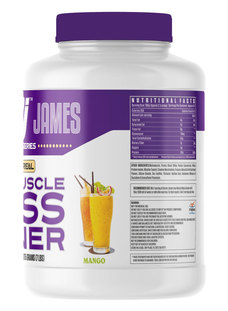 دينيس جيمس مسحوق زيادة الكتلة العضلية الصافية من Dennis James Signature Series – 7 باوند - Image 3