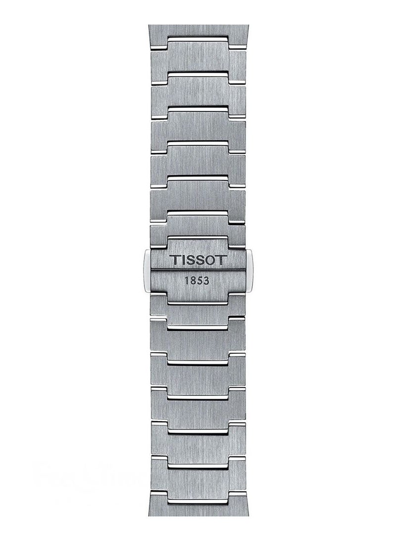 TISSOT ساعة تيسوت PRX بسوار ستانلس ستيل 40 مم للرجال مع قرص أسود - T137.410.11.051.00 - Image 5