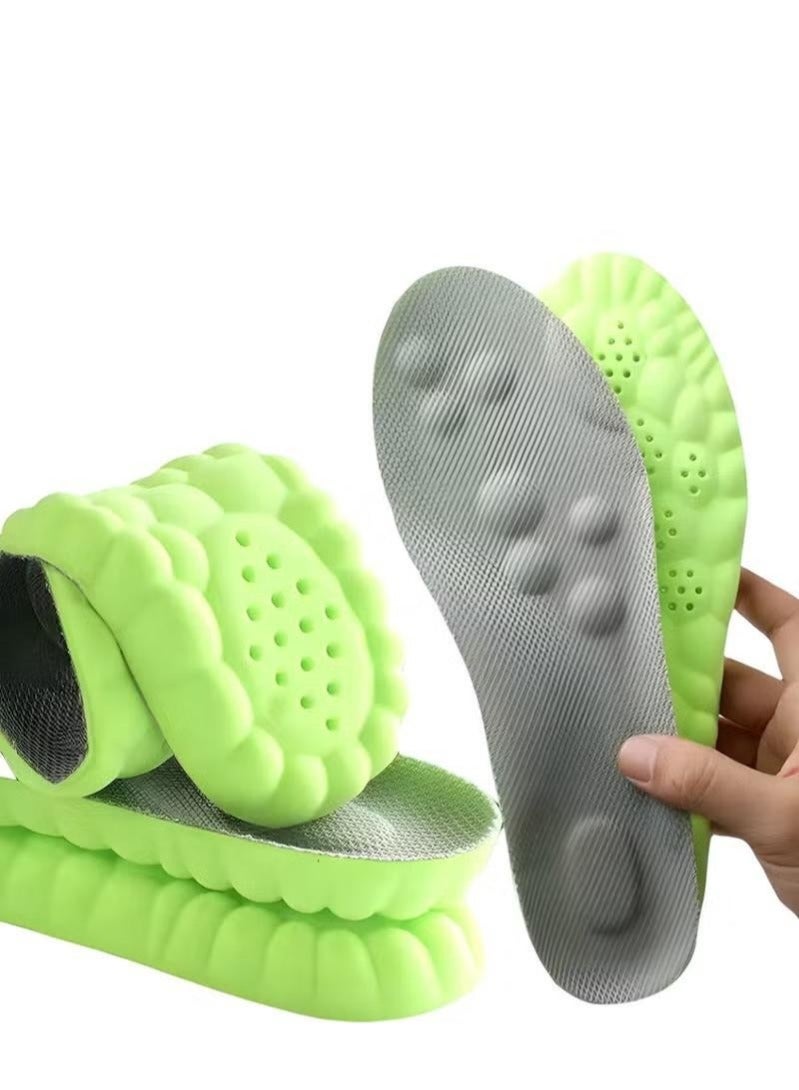 WALALLA Breathable Sports Shoes Insole,Providing Excellent Shock Absorption and Cushioning for Feet Relief, Comfortable Insoles Men and Women Shoe Accessories - Image 1