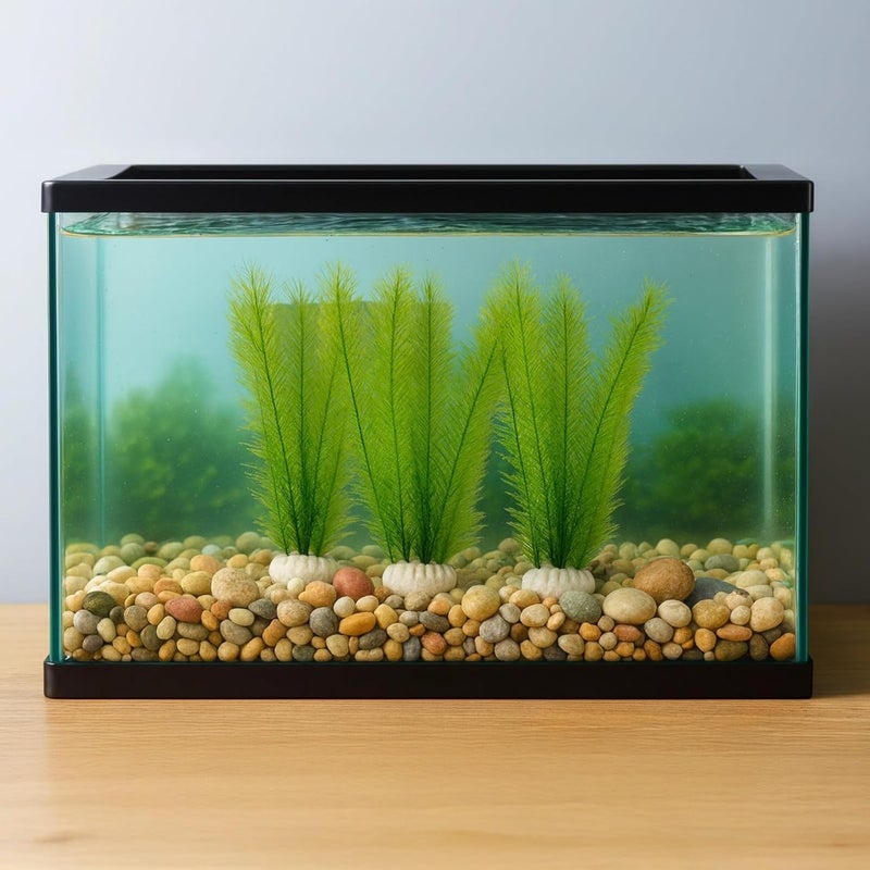 Artificial Aquarium Plants, 3 Pcs, Resin Base, Safe Plants - Image 5