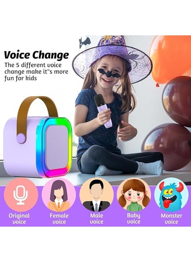 ELTRAZONE Karaoke Speaker with 2 Wireless Microphones – Powerful Clear Sound System with LED Lights – Perfect for Family Parties, KTV Singing, Gatherings, and Events – Portable, Easy Setup – Enhance Your Entertainment Experience at Home or Outdoors - Image 2