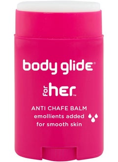 BodyGlide Body Glide For Her Anti Chafe Balm | Chafing stick with added emollients | Great for dry, sensitive skin and/or sensitive areas | Use on chest, bra, butt, groin, arm, and thigh chafing | 1.5oz  - Image 1