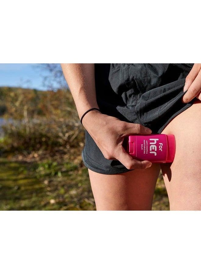 BodyGlide Body Glide For Her Anti Chafe Balm | Chafing stick with added emollients | Great for dry, sensitive skin and/or sensitive areas | Use on chest, bra, butt, groin, arm, and thigh chafing | 1.5oz - Image 5