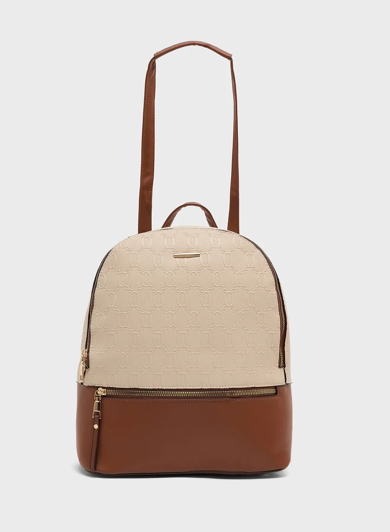ايلا Elegant Two Tone Backpack